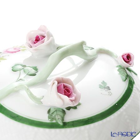 ヘレンド ウィーンのバラ 06002-0-02 小物入れ 13.1cm