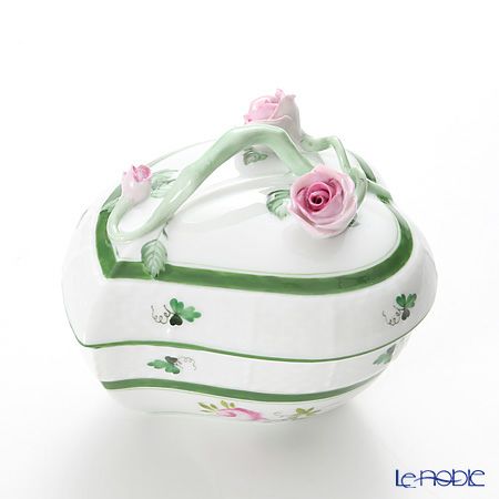 ヘレンド ウィーンのバラ 06003-0-02／6003 ハートボックス