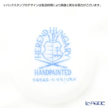 ヘレンド ウィーンのバラ 06026-0-09 ラウンドボックス（ローズ） 17cm