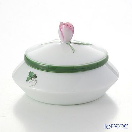 ヘレンド ウィーンのバラ 06027-0-12 ラウンドボックス（ツボミ） 6.5cm