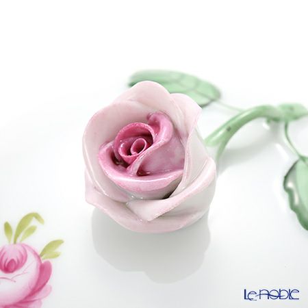 ヘレンド ウィーンのバラ 06032-0-09 ラウンドボックス（ローズ） 10cm