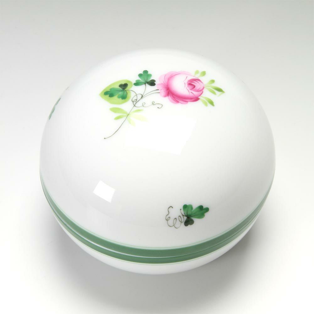 ヘレンド ウィーンのバラ 06033-0-00 ラウンドボックス 8cm