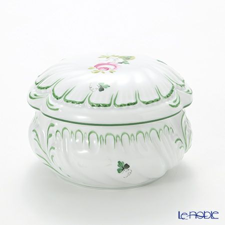 ヘレンド ウィーンのバラ 06035-0-00 ラウンドボックス 12cm