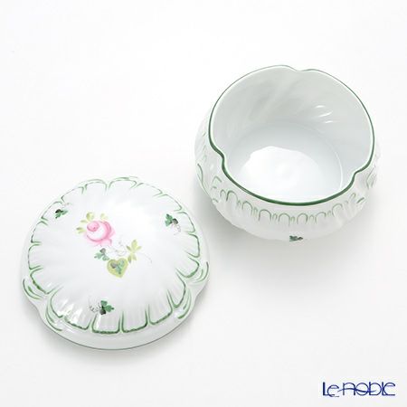 ヘレンド ウィーンのバラ 06035-0-00 ラウンドボックス 12cm