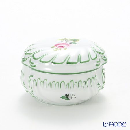 ヘレンド ウィーンのバラ 06036-0-00 ラウンドボックス 8cm