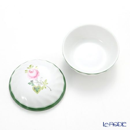 ヘレンド ウィーンのバラ 06037-0-00 ラウンドボックス 7cm