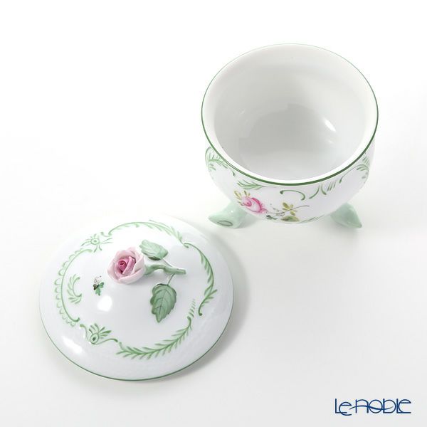 ヘレンド ウィーンのバラ 06039-0-09 ラウンドボックス（ローズ）