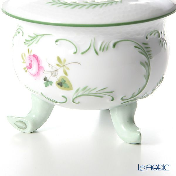 ヘレンド ウィーンのバラ 06039-0-09 ラウンドボックス（ローズ）