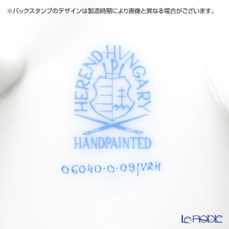 ヘレンド ウィーンのバラ 06040-0-09 脚付ラウンドボックス（ローズ） 8cm