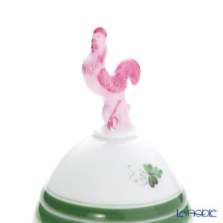 ヘレンド ウィーンのバラ 06043-0-16 タマゴボックス 縦 ニワトリ 10cm