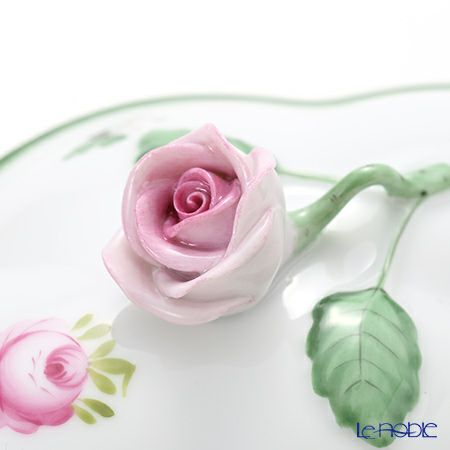 ヘレンド ウィーンのバラ 06058-0-09 ボンボン入れ オーバルボックス（ローズ） 14cm