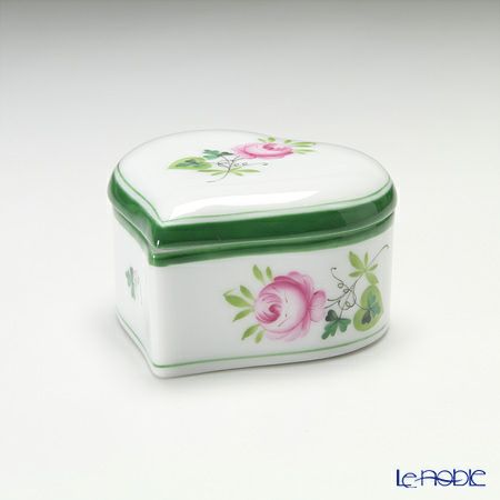 ヘレンド ウィーンのバラ 06111-0-00／6121 ハートボックス