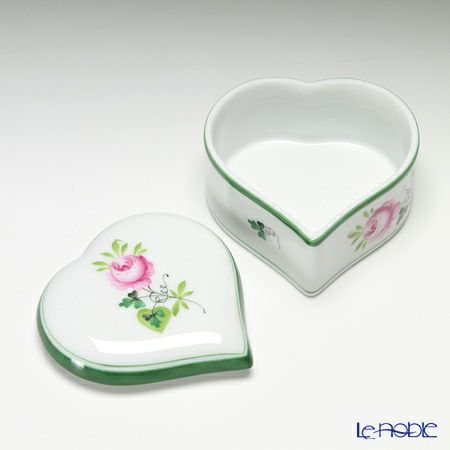 ヘレンド ウィーンのバラ 06111-0-00／6121 ハートボックス