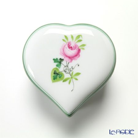 ヘレンド ウィーンのバラ 06111-0-00／6121 ハートボックス