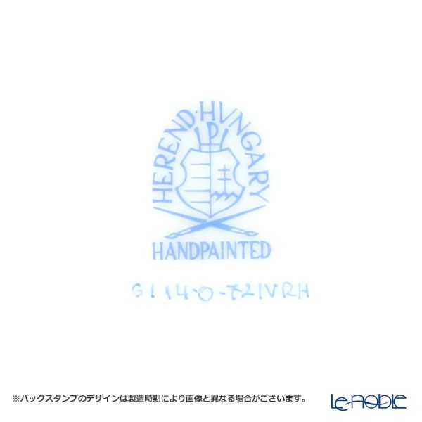 ヘレンド ウィーンのバラ 06114-0-72 オーバルボックス（ブタ）