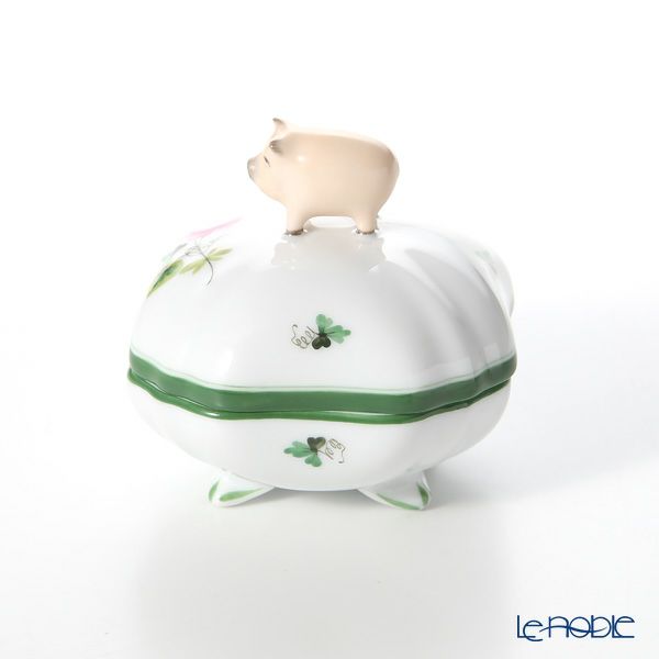 ヘレンド ウィーンのバラ 06179-0-72 スクエアボックス（ブタ） 7.3cm