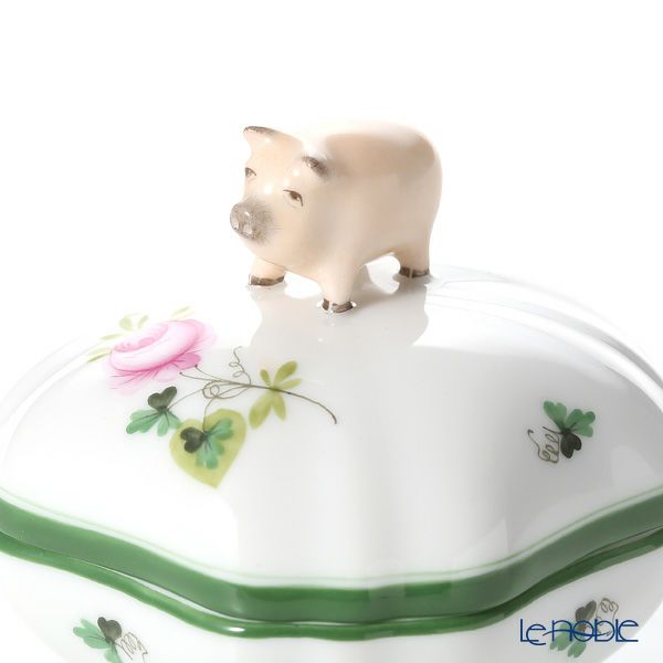 ヘレンド ウィーンのバラ 06179-0-72 スクエアボックス（ブタ） 7.3cm