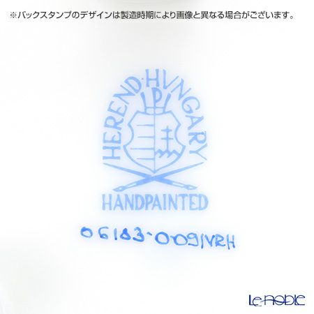 ヘレンド ウィーンのバラ 06183-0-09 脚付ラウンドボックス（ローズ） 7cm