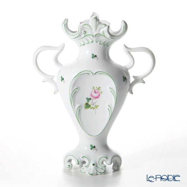 ヘレンド ウィーンのバラ 06532-0-00 VRH ベース（両手付）26cm