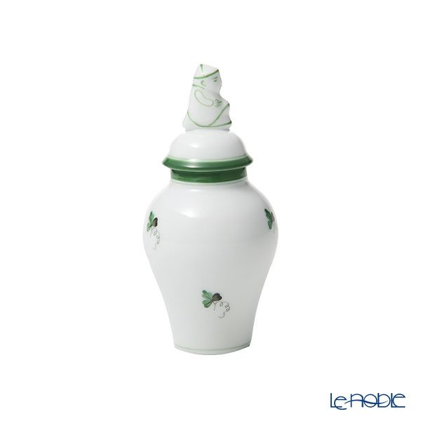 ヘレンド ウィーンのバラ VRH ミニベース蓋付（マンダリン） 9cm 06574-0-21