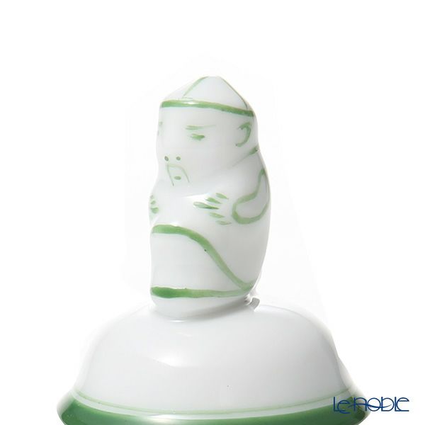 ヘレンド ウィーンのバラ VRH ミニベース蓋付（マンダリン） 9cm 06574-0-21