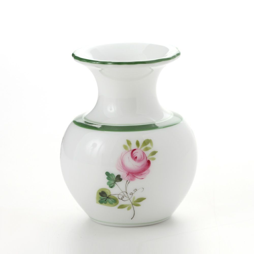 ヘレンド ウィーンのバラ 07193-0-00 ミニチュアベース 6.4cm