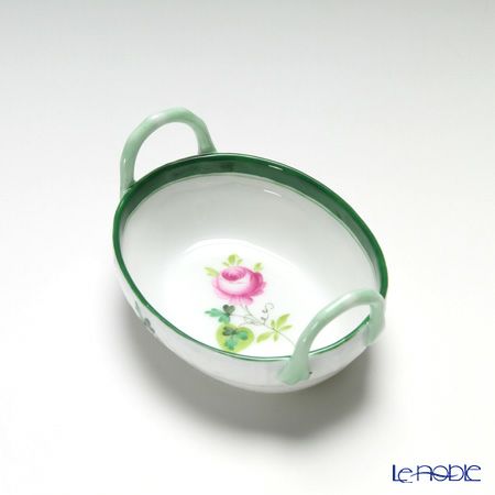 ヘレンド ウィーンのバラ 07423-0-00／7423 ハンドル付きリング入れ