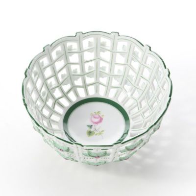 ヘレンド (HEREND) ウィーンのバラ 07473-0-00 バスケット（オープン