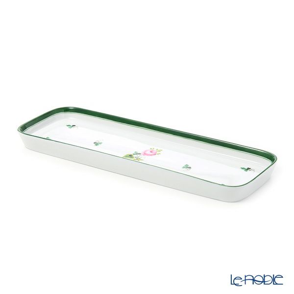 ヘレンド ウィーンのバラ 07818-0-00 レクタンクギュラートレイ 24×8.5cm