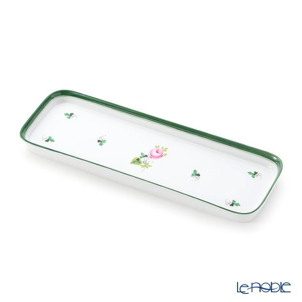 ヘレンド ウィーンのバラ 07818-0-00 レクタンクギュラートレイ 24×8.5cm