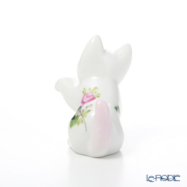 ヘレンド ウィーンのバラ 15512-0-00 ネコ 4cm