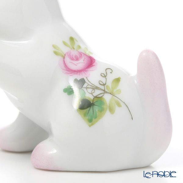 ヘレンド ウィーンのバラ 15512-0-00 ネコ 4cm