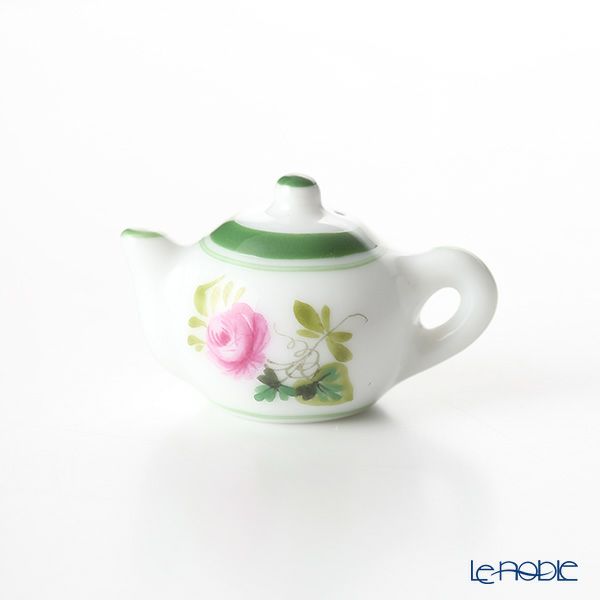 ヘレンド ペンダントトップ VRH 8142-0-473 ウィーンのバラ ティーポット