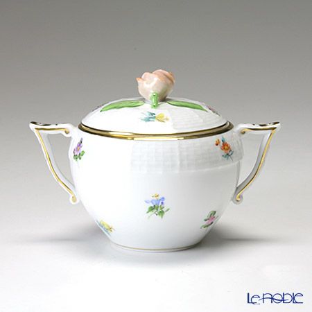 ヘレンド ミルフルール MF 00472-0-09 シュガーポット ローズ 200ml