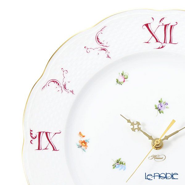 ヘレンド ミルフルール MF 00527-0-47 ウォールクロック 28.5cm