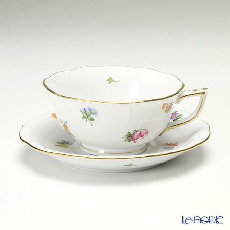 ヘレンド ミルフルール MF 00734-0-00／734 ティーカップ＆ソーサー（ロウ）