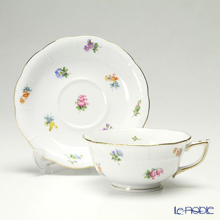 ヘレンド ミルフルール MF 00734-0-00／734 ティーカップ＆ソーサー（ロウ）