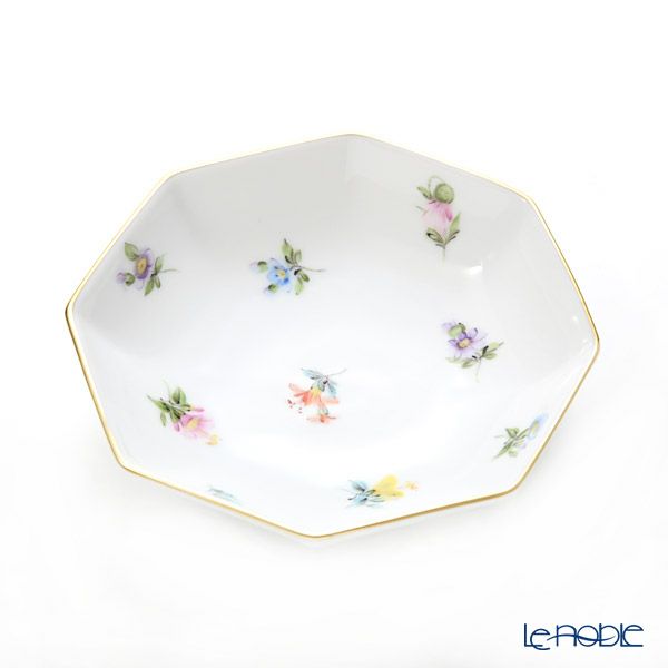 ヘレンド ミルフルール MF 04307-1-00 小皿（オクタゴナル） 11cm