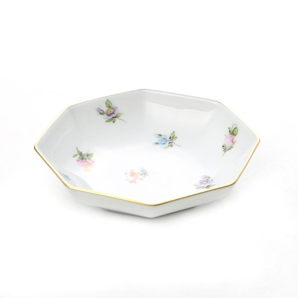 ヘレンド (HEREND) ミルフルール MF 04307-1-00 小皿（オクタゴナル） 11cm