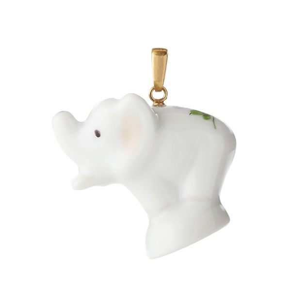 ヘレンド ペンダントトップ MF 05292-0-47 エレファント ミルフルール