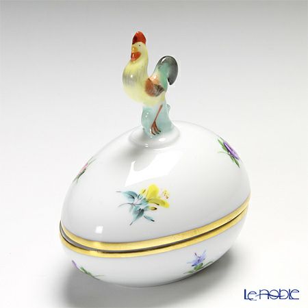 ヘレンド ミルフルール MF 06054-0-16 タマゴボックス 横 ニワトリ 8.5cm