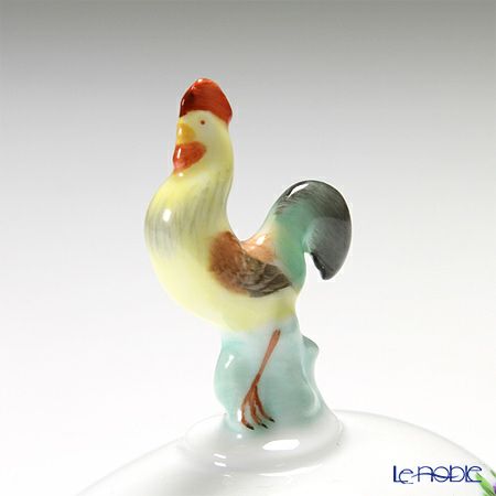 ヘレンド ミルフルール MF 06054-0-16 タマゴボックス 横 ニワトリ 8.5cm