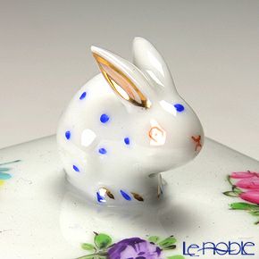 ヘレンド ミルフルール MF 06105-0-25 オクタゴナルボックス（ウサギ）