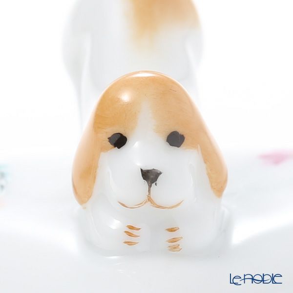 ヘレンド ミルフルール MF 06112-0-91 ハートボックス（ドッグ）