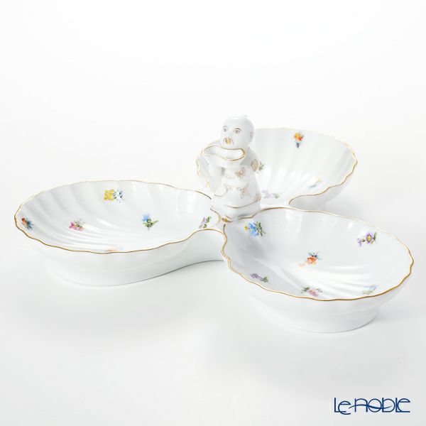 ヘレンド ミルフルール MF 07531-0-21 3 ファンシーディッシュ（マンダリン）