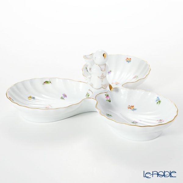 ヘレンド ミルフルール MF 07531-0-21 3 ファンシーディッシュ（マンダリン）