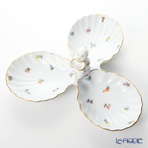 ヘレンド ミルフルール MF 07531-0-21 3 ファンシーディッシュ（マンダリン）