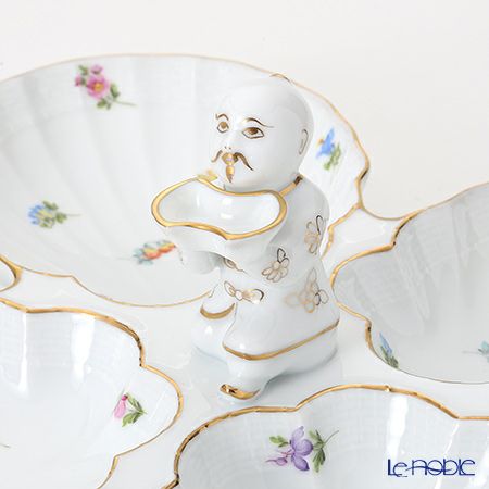 ヘレンド ミルフルール MF 07532-0-21 4 ファンシーディッシュ（マンダリン）