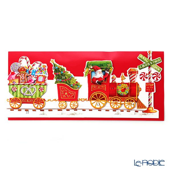 カスパリ アドベントカレンダー XADVUS266 ホリデイエクスプレス 26.5×5-105×24.5cm