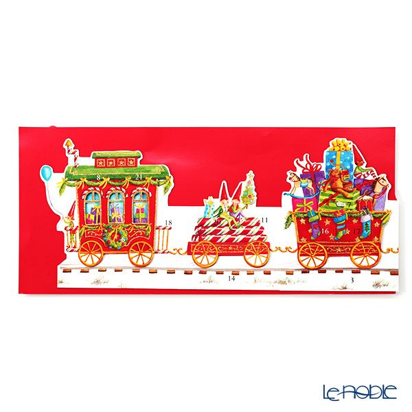 カスパリ アドベントカレンダー XADVUS266 ホリデイエクスプレス 26.5×5-105×24.5cm